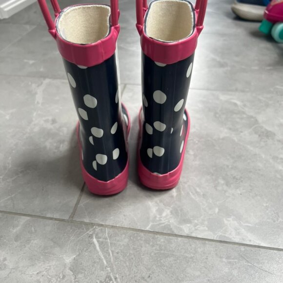 Polka Dot Toddler Rain Boots - Picture 1 of 3